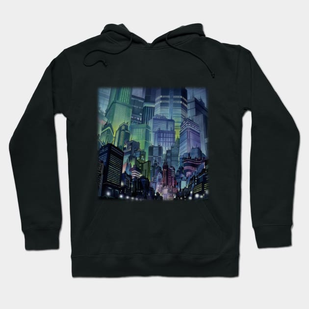 NeoTokyo Hoodie by tdK